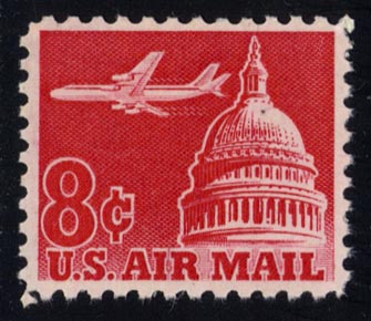 US #C64 Jet Airliner over Capitol; Used - Click Image to Close