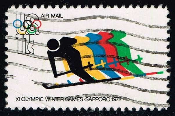 US #C85 Olympic Skiing; Used - Click Image to Close