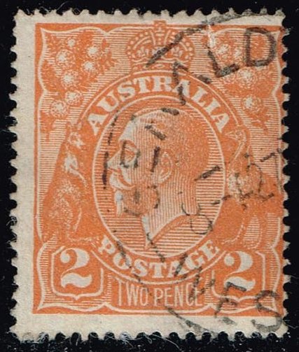 Australia #27 King George V; Used - Click Image to Close