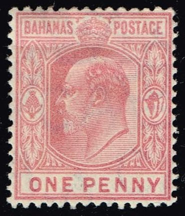 Bahamas #45 King Edward VII; Unused - Click Image to Close