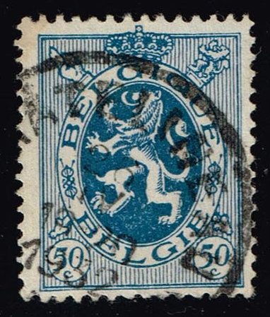 Belgium #207 Heraldic Lion; Used