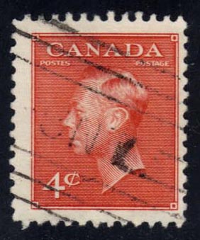 Canada #306 King George VI; Used - Click Image to Close