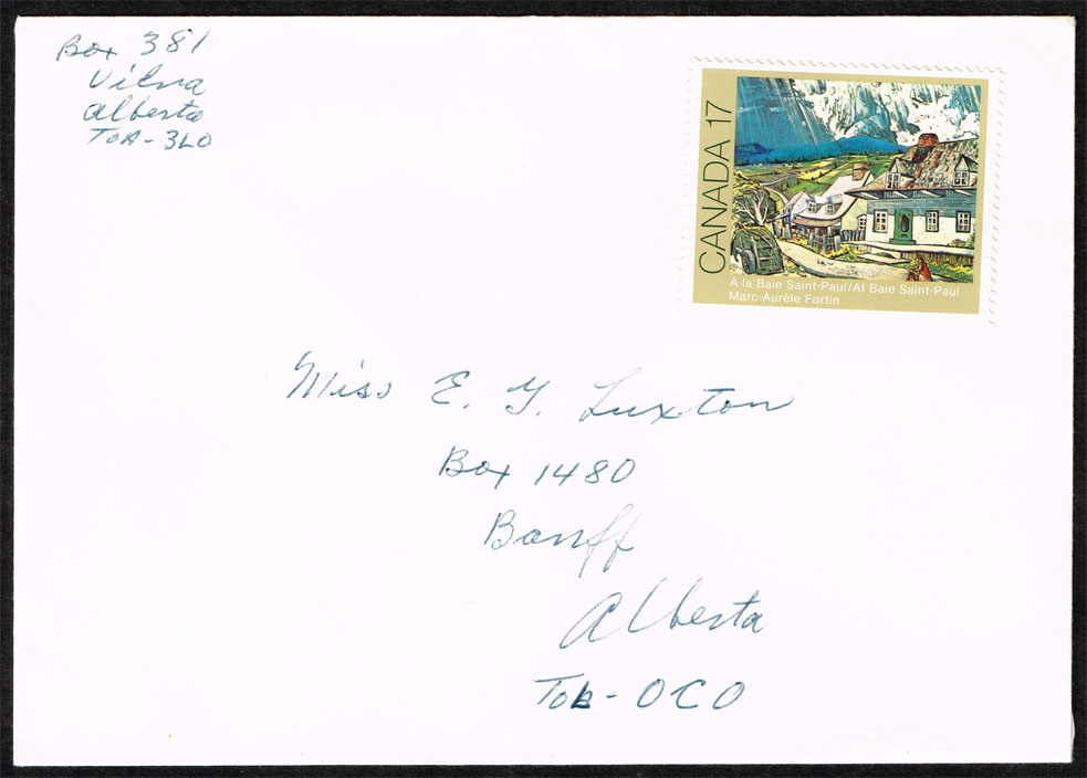 Canada #887 At Baie Saint-Paul on Cover - Click Image to Close