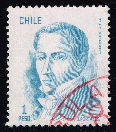 Chile #481 Diego Portales; Used - Click Image to Close