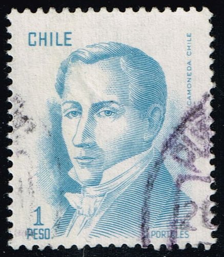 Chile #481 Diego Portales; Used - Click Image to Close