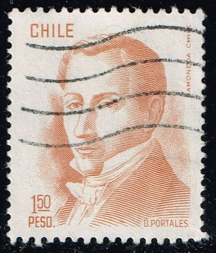 Chile #482 Diego Portales; Used - Click Image to Close