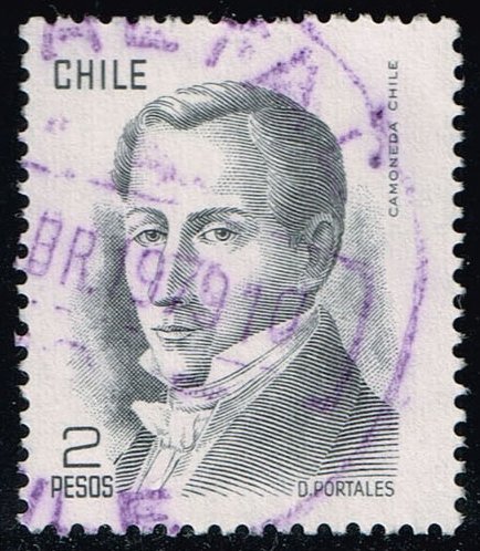 Chile #483 Diego Portales; Used - Click Image to Close