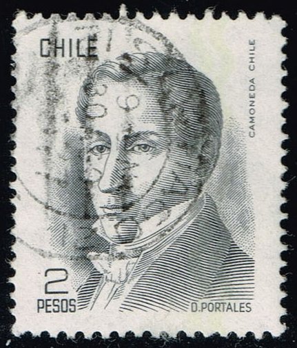 Chile #483 Diego Portales; Used - Click Image to Close