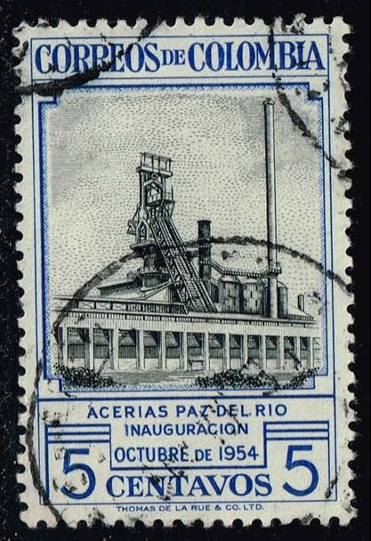 Colombia #633 Steel Mill; Used - Click Image to Close