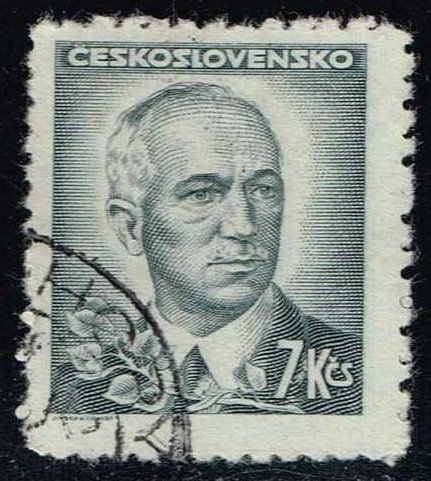 Czechoslovakia #299 Pres. Eduard Benes; Used - Click Image to Close