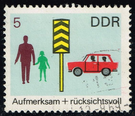 Germany DDR #1081 Traffic Safety; CTO - Click Image to Close