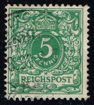 Germany #47 Numeral; Used - Click Image to Close
