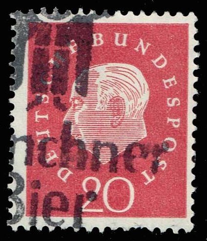 Germany #795 Theodor Heuss; Used - Click Image to Close