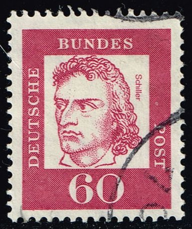 Germany #834 Friedrich von Schiller; Used - Click Image to Close