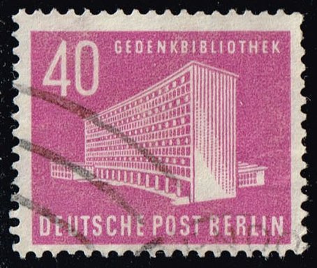 Germany #9N109 Memorial Library; Used - Click Image to Close