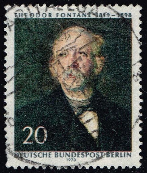 Germany #9N282 Theodor Fontane; Used - Click Image to Close