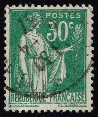 France #264 Peace with Olive Branch; Used - Click Image to Close