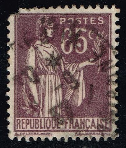 France #270 Peace with Olive Branch; Used - Click Image to Close
