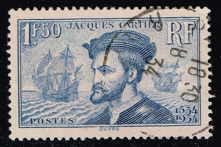 France #297 Jacques Cartier; Used - Click Image to Close