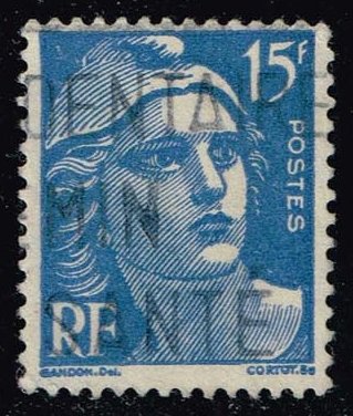 France #653 Marianne; Used - Click Image to Close