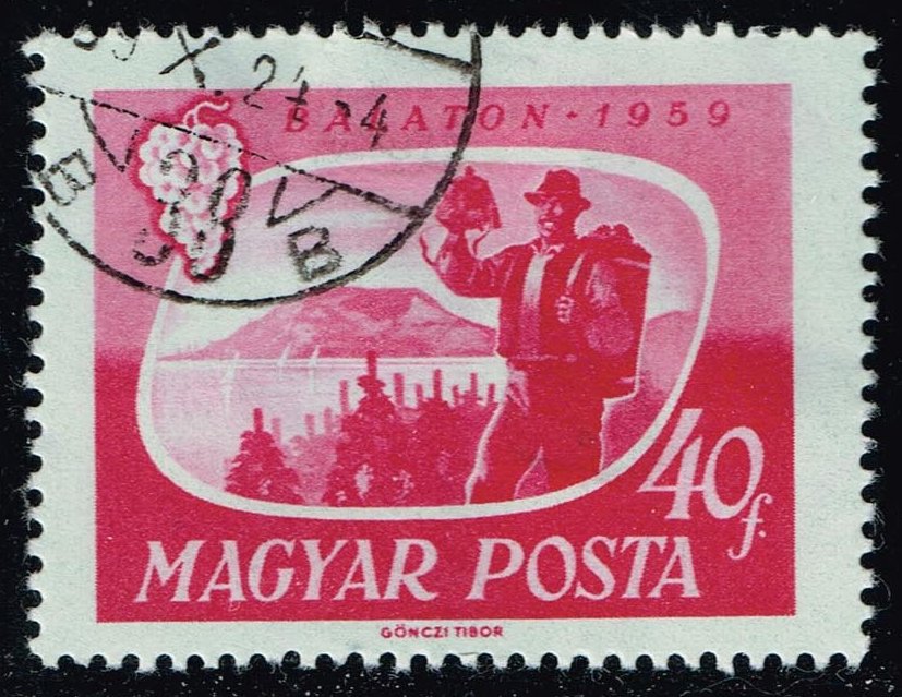 Hungary #1250 Vintager and Lake; CTO - Click Image to Close