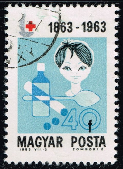 Hungary #1533 Red Cross Centennial; CTO - Click Image to Close