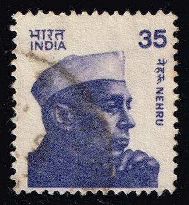 India #844 Jawaharlal Nehru; Used - Click Image to Close