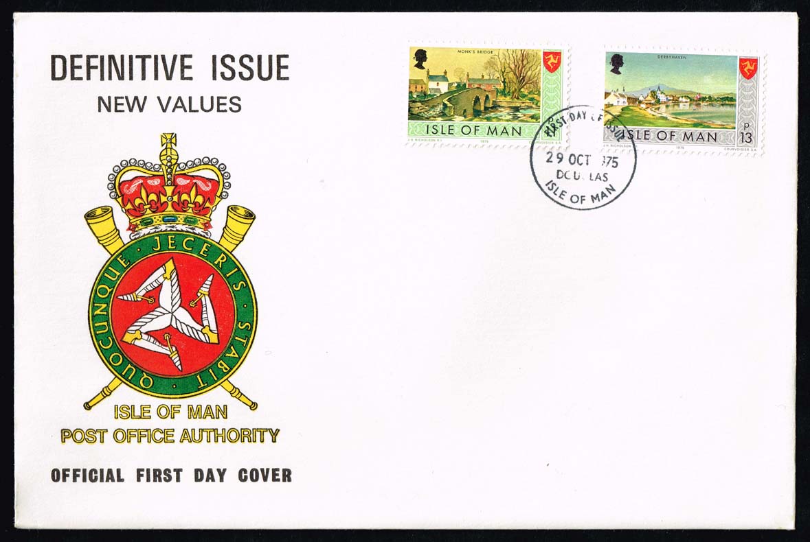 Isle of Man #58-59 New Definitives Official FDC