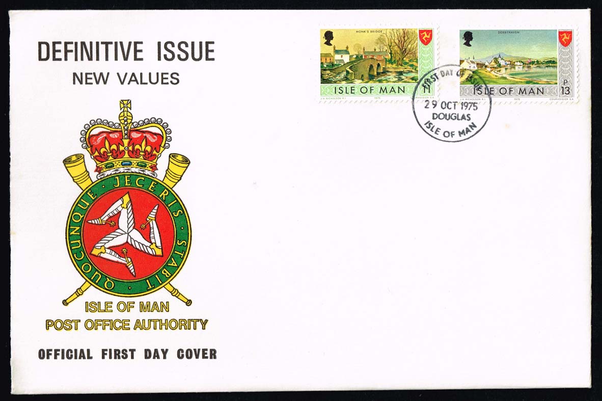 Isle of Man #58-59 New Definitives Official FDC - Click Image to Close