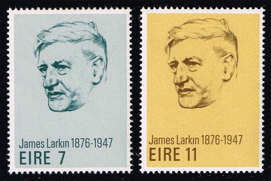 Ireland #385-386 James Larkin Set of 2; MNH - Click Image to Close