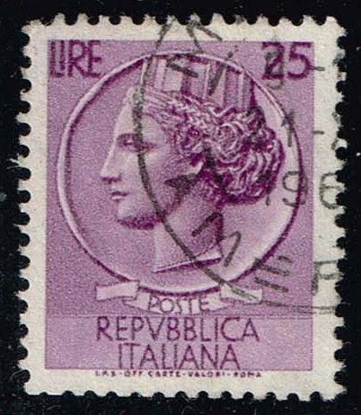Italy #681 Italia from Syracusean Coin; Used - Click Image to Close