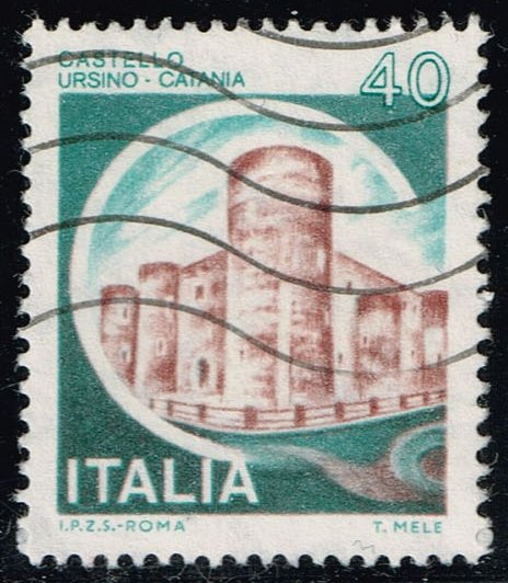 Italy #1411 Ursino Castle; Used - Click Image to Close