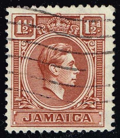 Jamaica #118 King George VI; Used - Click Image to Close