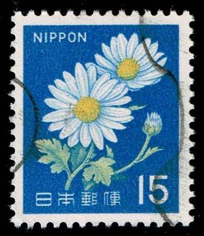 Japan #914 Chrysanthemums; Used