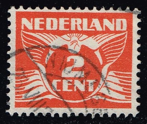 Netherlands #143 Gull; Used - Click Image to Close