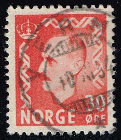 Norway #323 King Haakon VII; Used - Click Image to Close