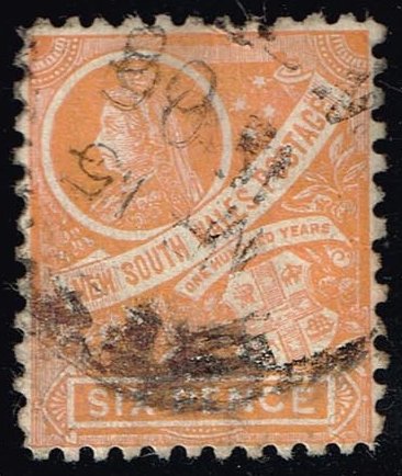 Australia-NSW #114 Queen Victoria; Used - Click Image to Close