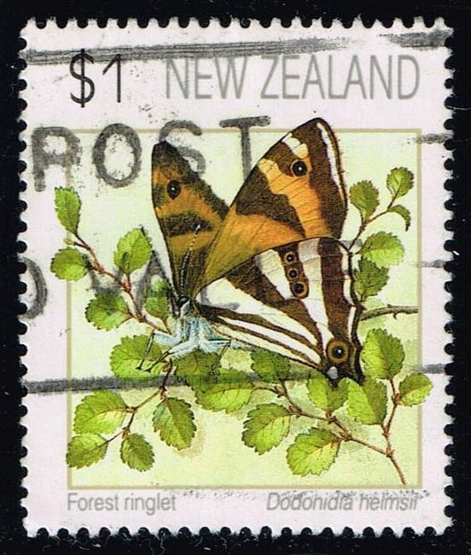 New Zealand #1075 Forest Ringlet; Used