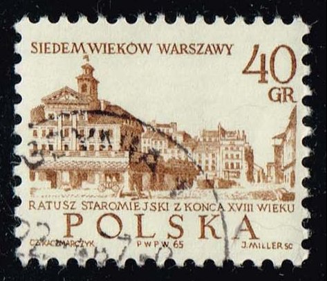 Poland #1337 Old Town Hall; CTO - Click Image to Close
