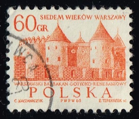 Poland #1338 Barbican Castle; CTO - Click Image to Close