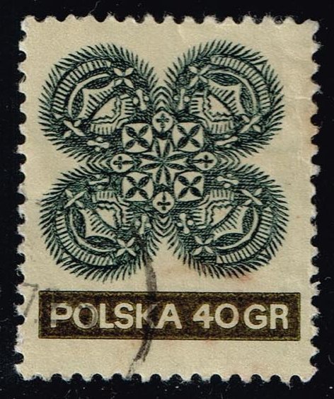 Poland #1823 Folk Art; CTO - Click Image to Close
