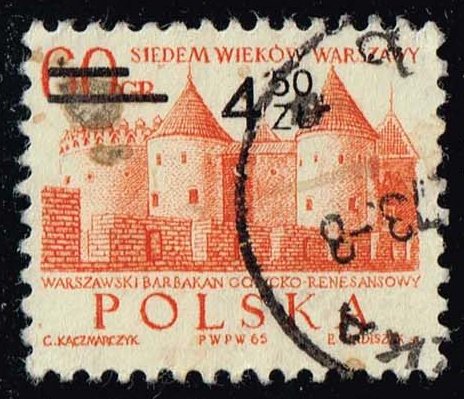 Poland #1925 Barbican Castle; Used