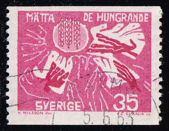 Sweden #623 Freedom from Hunger; Used