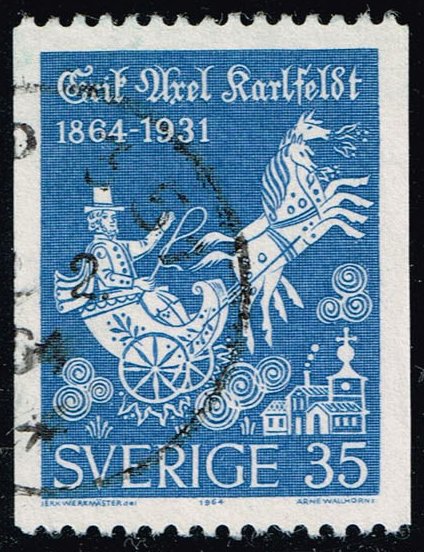 Sweden #640 Assumption of Elijah; Used