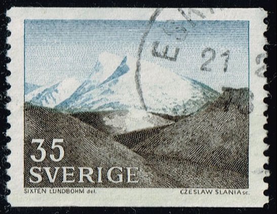Sweden #719 The Fjeld; Used