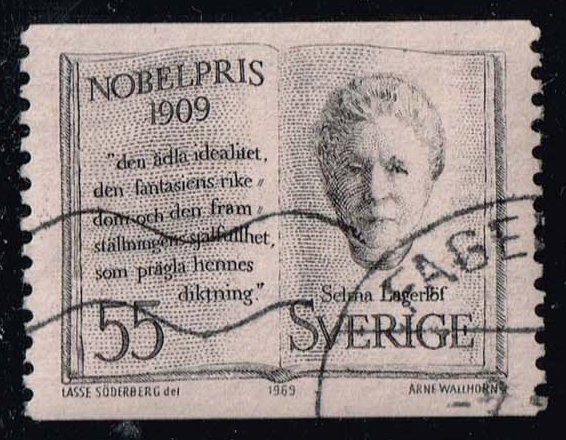 Sweden #843 Selma Lagerlof; Used
