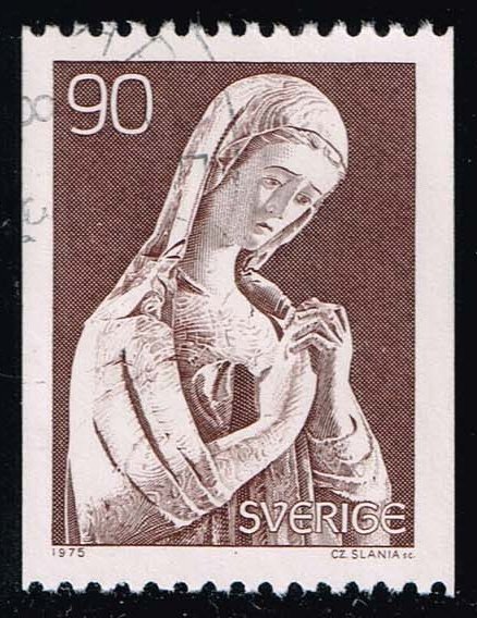 Sweden #1146 Mourning Mary Statue; Used