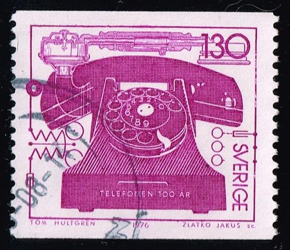 Sweden #1157 The Telephone; Used