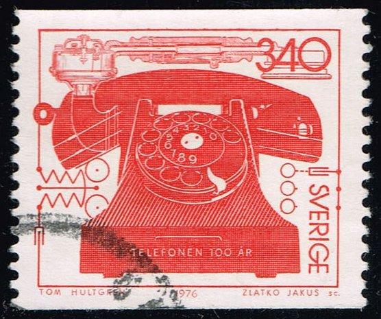 Sweden #1158 The Telephone; Used