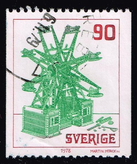 Sweden #1265 Toy Ferris Wheel; Used